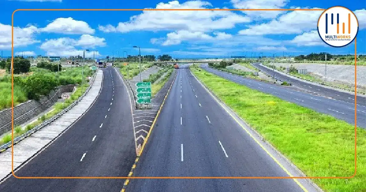 Fish belly U-turns design replacing F-10 roundabout on Jinnah Avenue in Islamabad for improved traffic flow and safety.