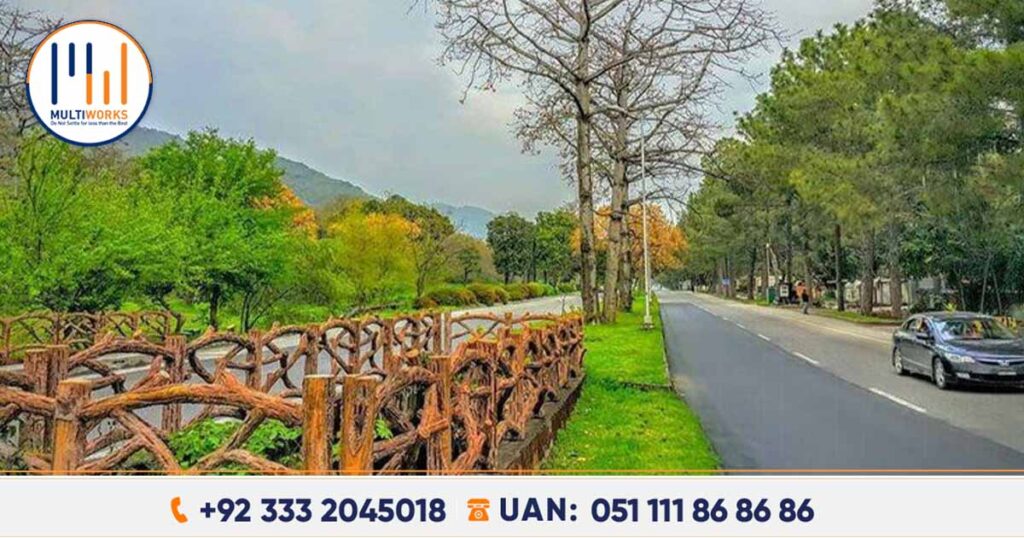 Margalla Avenue,Motorway extension road, margalla raod